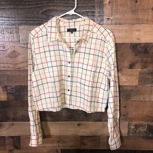 Crop top flannel